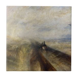 William Turner - Rain, Steam and Speed Ceramic Tile