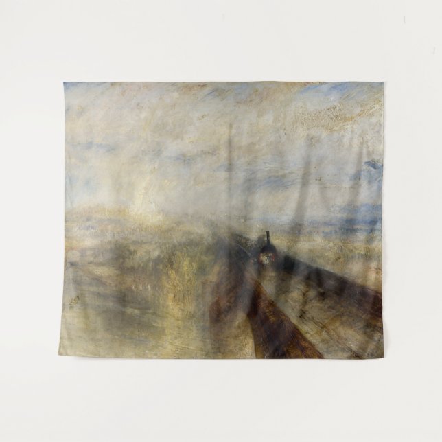 William Turner - Rain, Steam and Speed Tapestry (Front (Horizontal))