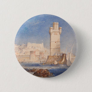 William Turner Rhodes 6 Cm Round Badge