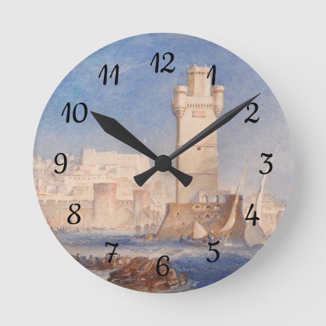 William Turner Rhodes Round Clock (Front)