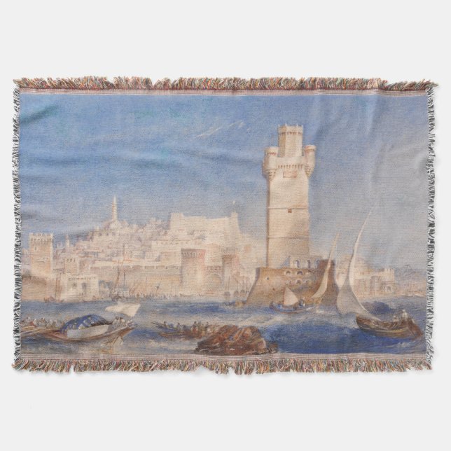 William Turner Rhodes Throw Blanket (Front)