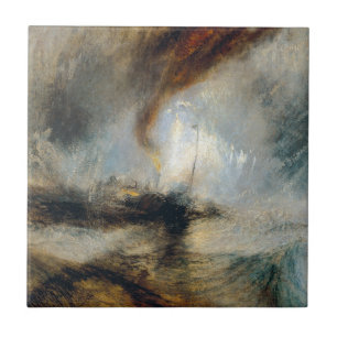 William Turner - Snow Storm Ceramic Tile