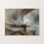 William Turner - Snow Storm Jigsaw Puzzle<br><div class="desc">Snow Storm / Snow Storm: Steam-Boat off a Harbour's Mouth - Joseph Mallord William Turner,  Oil on canvas,  1842</div>