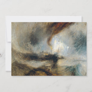 William Turner - Snow Storm Thank You Card
