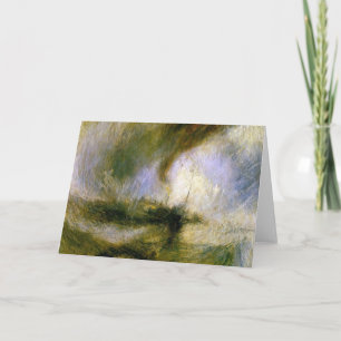 william turner - snowstorm card