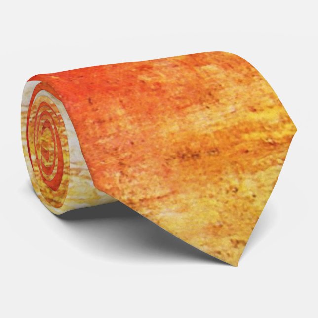 William Turner Sun Setting Over A Lake Painting Tie (Rolled)