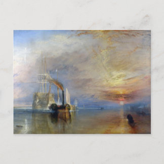 William Turner: Temeraire tugged to last berth Postcard