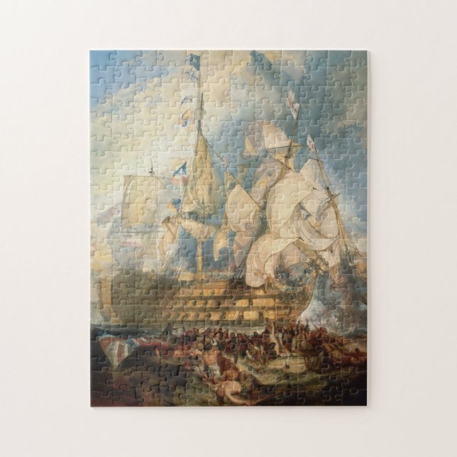 William Turner The Battle of Trafalgar Jigsaw Puzzle (Vertical)