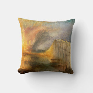 William Turner - The Burning of the Parliament Cushion