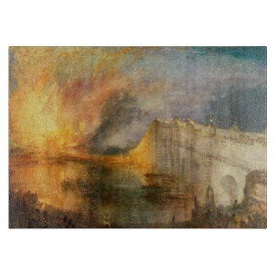 William Turner - The Burning of the Parliament Cutting Board