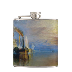 William Turner - The Fighting Temeraire Hip Flask