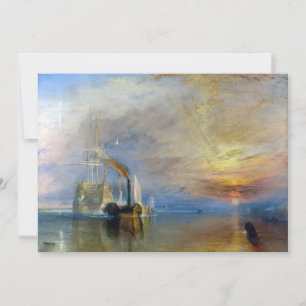 William Turner - The Fighting Temeraire Invitation