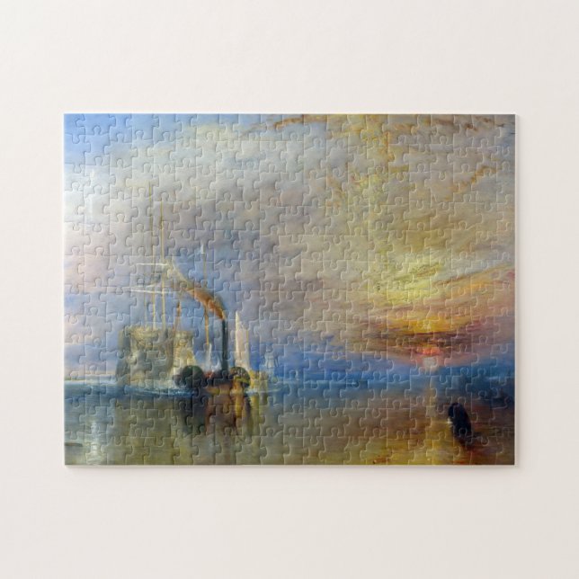 William Turner - The Fighting Temeraire Jigsaw Puzzle (Horizontal)