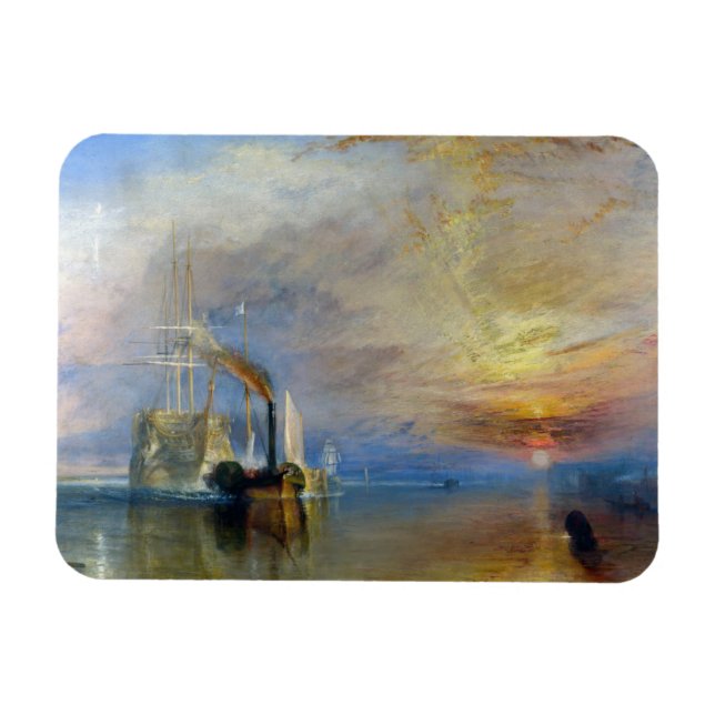 William Turner - The Fighting Temeraire Magnet (Horizontal)
