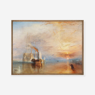 William Turner The Fighting Temeraire Painting Art Poster