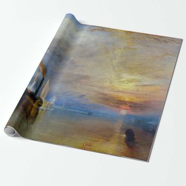 William Turner - The Fighting Temeraire Wrapping Paper (Unrolled)