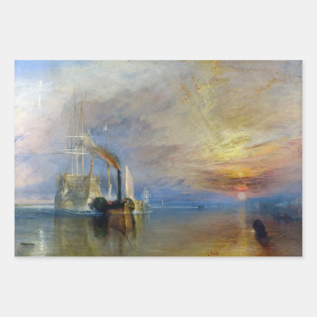 William Turner - The Fighting Temeraire Wrapping Paper Sheet (Front)