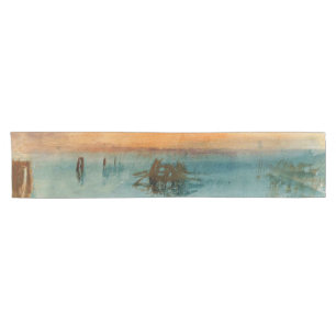 William Turner - The Lagoon near Venice at Sunset Short Table Runner