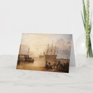 William Turner - The Sun Setting Through Vapour Card