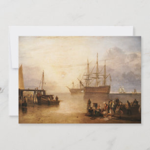 William Turner - The Sun Setting Through Vapour Invitation
