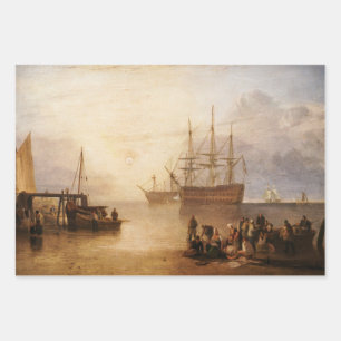 William Turner - The Sun Setting Through Vapour Wrapping Paper Sheet