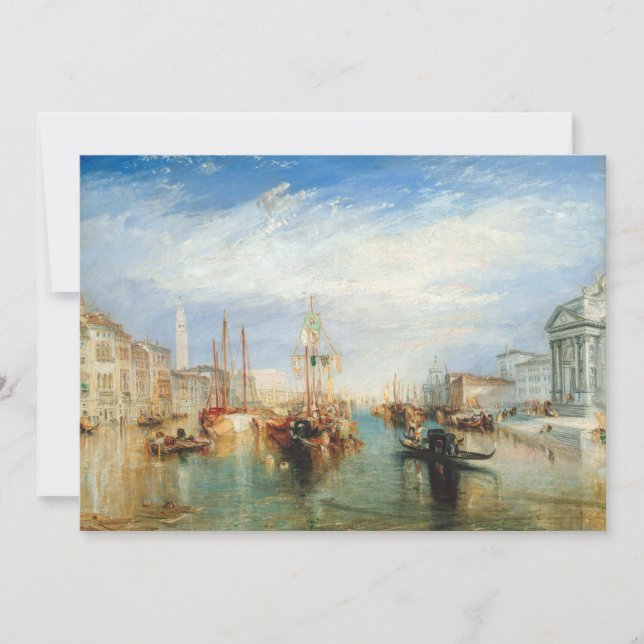William Turner - Venice Porch Madonna della Salute Thank You Card (Front)