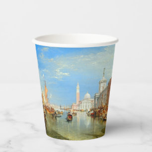 William Turner - Venice, The Dogana & San Giorgio Paper Cups