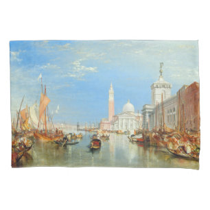William Turner - Venice, The Dogana & San Giorgio Pillowcase