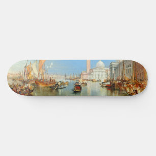 William Turner - Venice, The Dogana & San Giorgio Skateboard