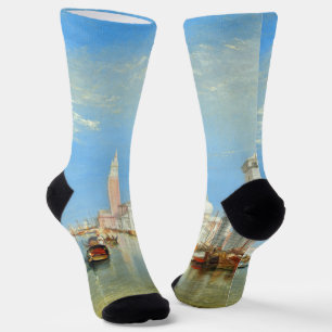 William Turner - Venice, The Dogana & San Giorgio Socks
