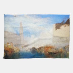 William Turner - Venice, the Piazzetta Tea Towel