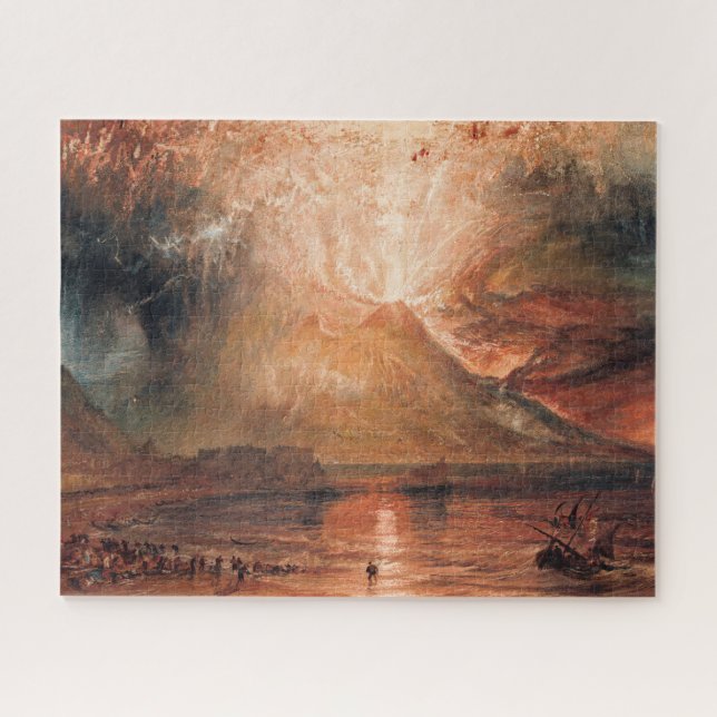 William Turner - Vesuvius in Eruption Jigsaw Puzzle (Horizontal)