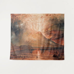 William Turner - Vesuvius in Eruption Tapestry