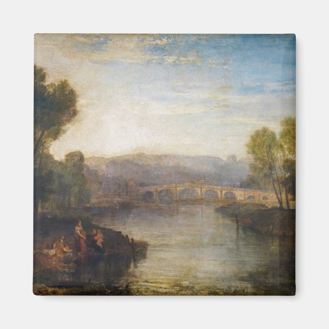 William Turner - View of Richmond Hill and Bridge Magnet (Front)