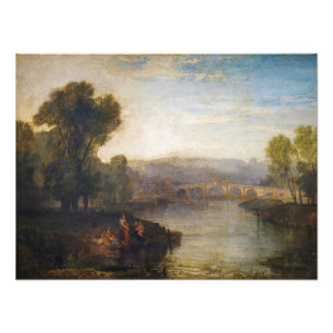 William Turner - View of Richmond Hill and Bridge Photo Print