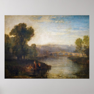William Turner - View of Richmond Hill and Bridge Poster
