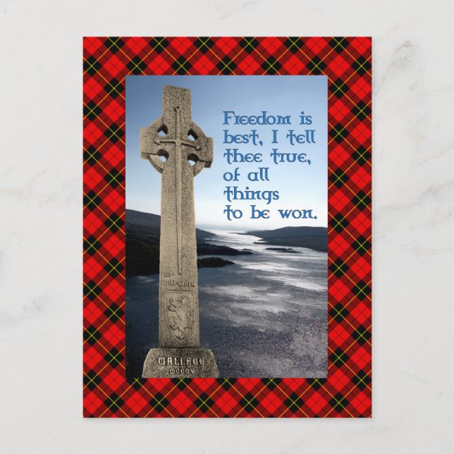 William Wallace Freedom Monument Postcard (Front)