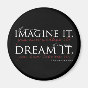 William Ward Imagine Quote Magnet