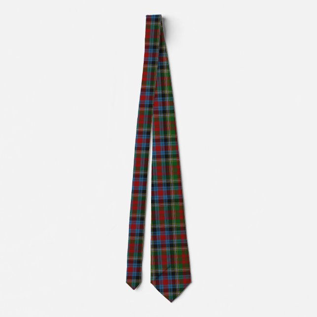 William Wilson & Sons No.181 Tartan Plaid Pattern Tie (Back)