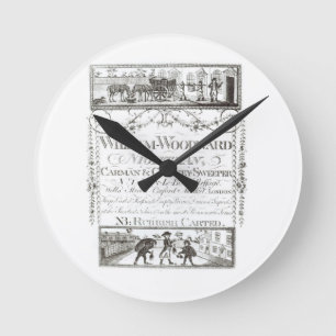 William Woodward, Nightman, Carman and Chimney Swe Round Clock