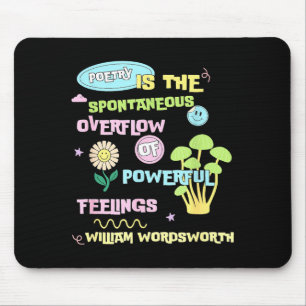 William Wordsworth Quote Etry Em Writing Writer Gi Mouse Pad