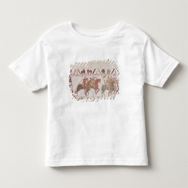 William's  army going to Mont Saint-Michel Toddler T-Shirt (Front)