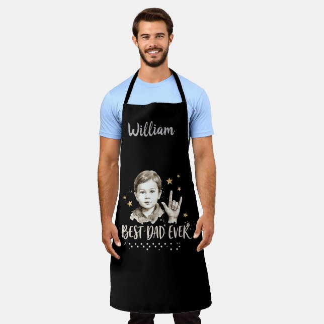 William's Best Dad Ever Apron (Worn)
