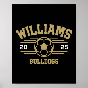 Williams Bulldogs Soccer Byll 2025  Poster