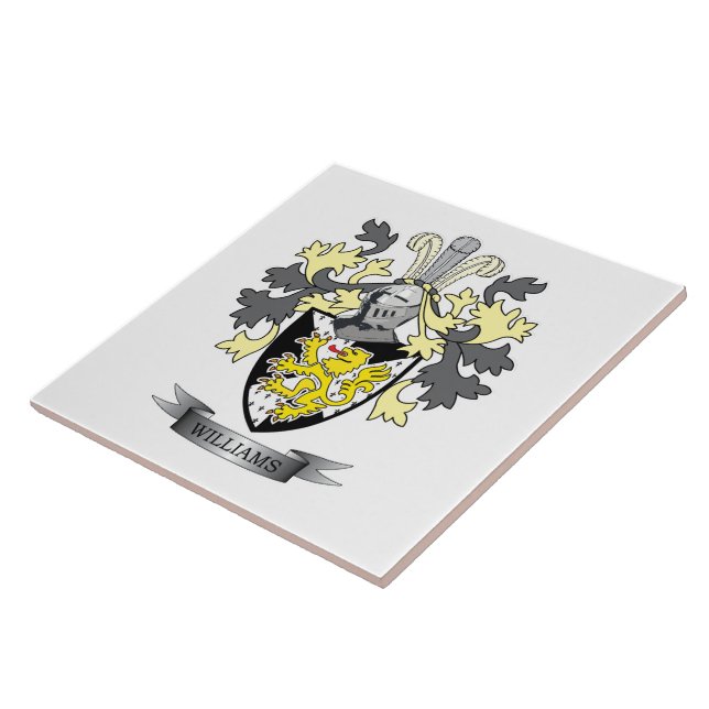 Williams Coat of Arms Tile (Side)