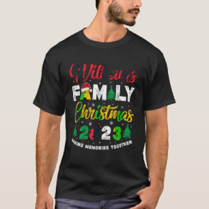 Williams Family Christmas 2023 Matching Squad Sant T-Shirt