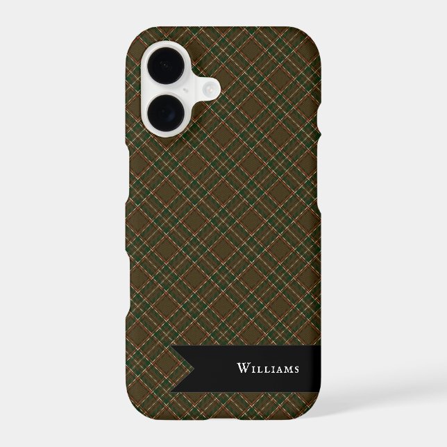 Williams Family Plaid Tartan Pattern (Back)