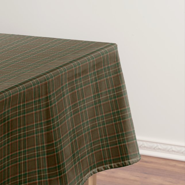 Williams Family Plaid Tartan Pattern Tablecloth (In Situ)