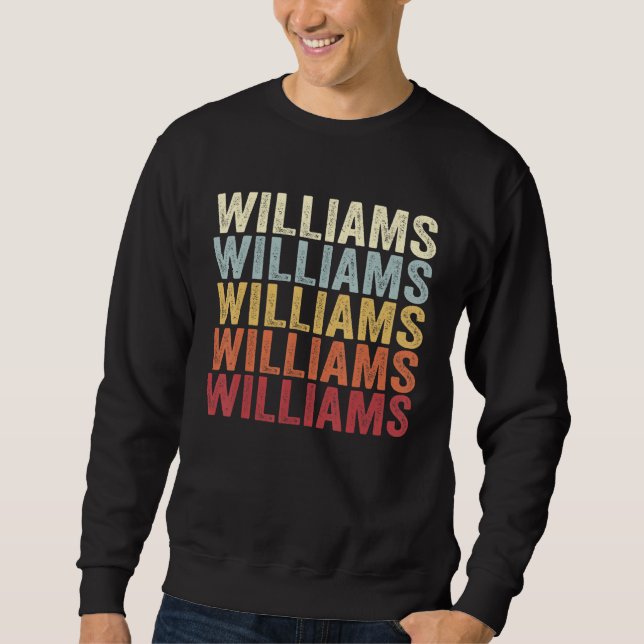 Williams Pennsylvania Williams PA Retro Vintage Te Sweatshirt (Front)
