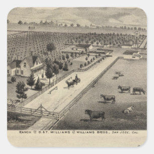 Williams Ranch, Goodrich Quarry Square Sticker